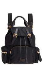 Burberry Small Rucksack Nylon Backpack - Black