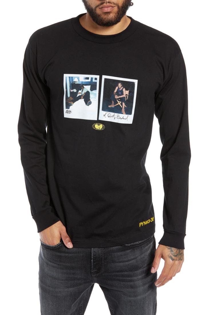 Men's Wu Wear Odb Photo Graphic Long Sleeve T-shirt - Black