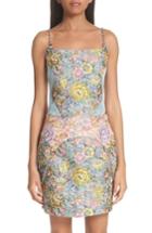 Women's Sandy Liang Bayard Brocade Corset Tank - Blue