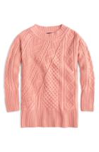 Women's Topshop Oversize Turtleneck Sweater Us (fits Like 0) - Pink
