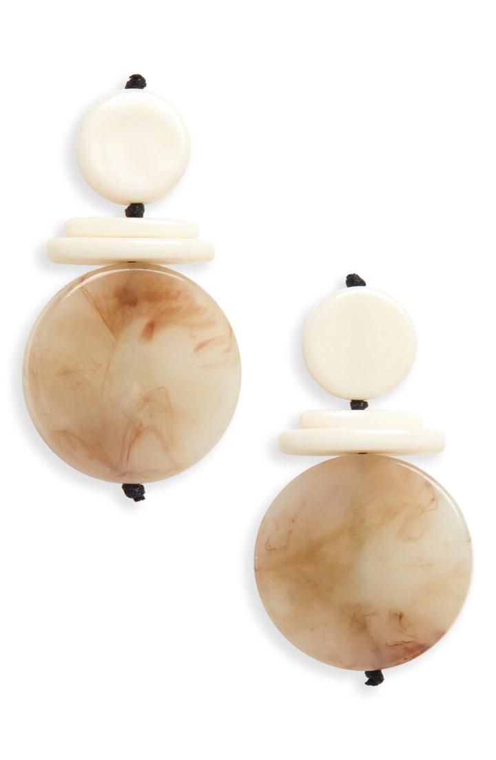Women's Leith Double Circle Drop Earrings