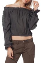 Women's Rip Curl Bay Breeze Off The Shoulder Top - Grey