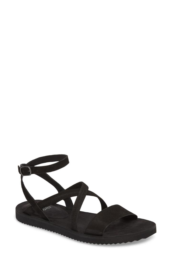 Women's Eileen Fisher June Sandal .5 M - Black