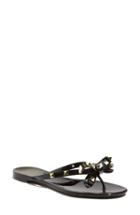 Women's Valentino Garavani 'rockstud' Flip Flop Us / 37eu - Black