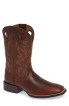 Men's Ariat Sport Sidebet Cowboy Boot W - Brown