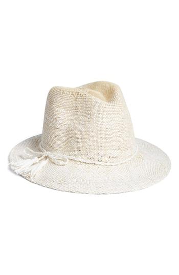 Women's Kate Spade New York Ombre Straw Trilby - White