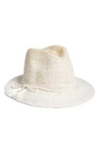 Women's Kate Spade New York Ombre Straw Trilby - White