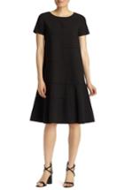 Women's Lafayette 148 New York Rafaella Millennium Crepe Dress, Size - Black