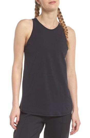 Women's Zella Strength Racerback Tank, Size - Black