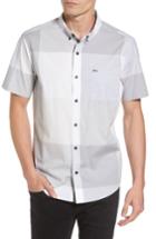 Men's Hurley Thompson Print Woven Shirt - Grey