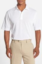 Men's Cutter & Buck 'championship' Classic Fit Drytec Golf Polo, Size - White (online Only)