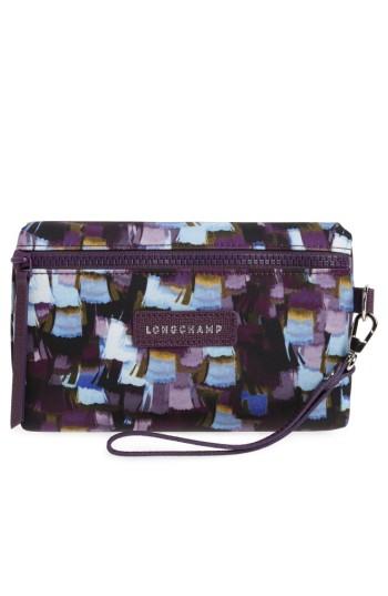 Longchamp Le Pliage Neo - Vibrations Nylon Cosmetics Case, Size - Deep Purple