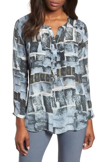 Women's Nic+zoe Take It Easy Silk Blend Top