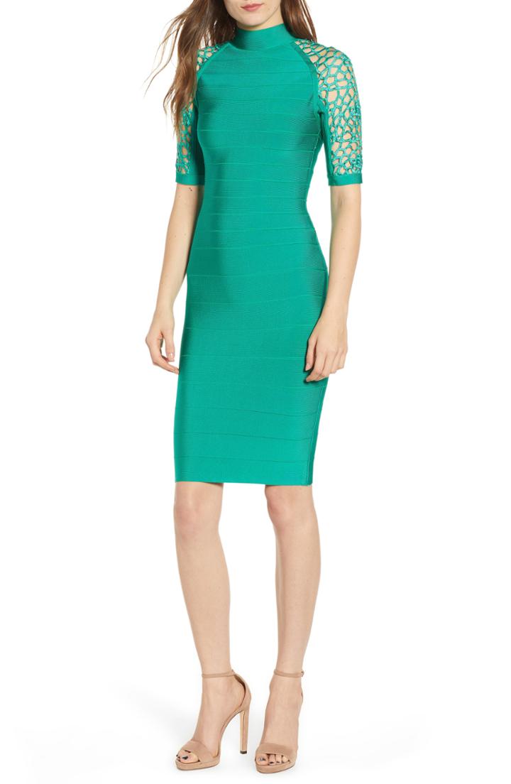 Women's Sentimental Ny Bandage Body-con Dress - Green