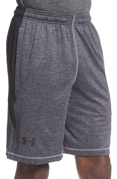 Men's Under Armour 'raid' Heatgear Loose Fit Athletic Shorts - Grey