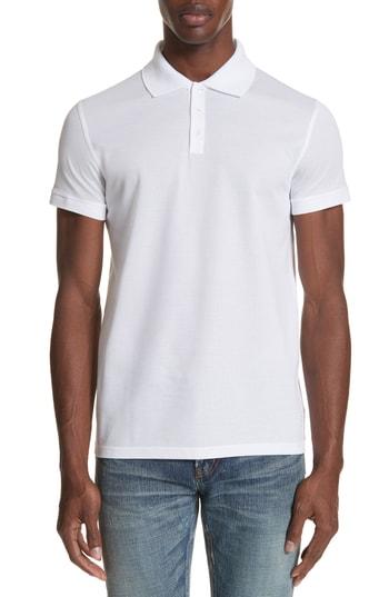 Men's Saint Laurent Polo Shirt - White