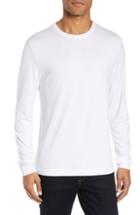 Men's Theory Gaskell Regular Fit Long Sleeve T-shirt - White