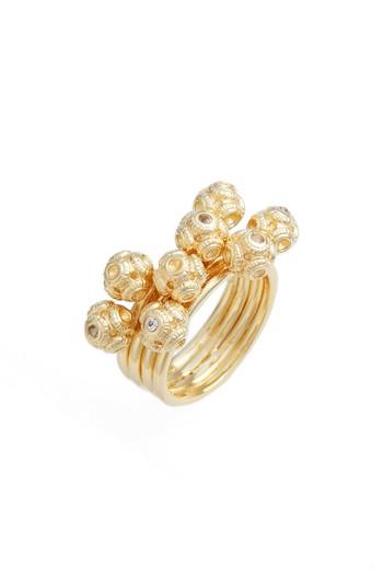 Women's Elizabeth And James Sullivan - Matilda White Topaz Ring