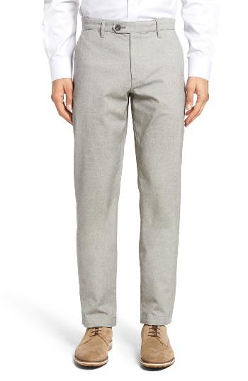 Men's Ted Baker London Volvek Classic Fit Trousers - Grey