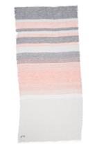 Women's Y's By Yohji Yamamoto Washer Border Linen & Silk Stole - Red