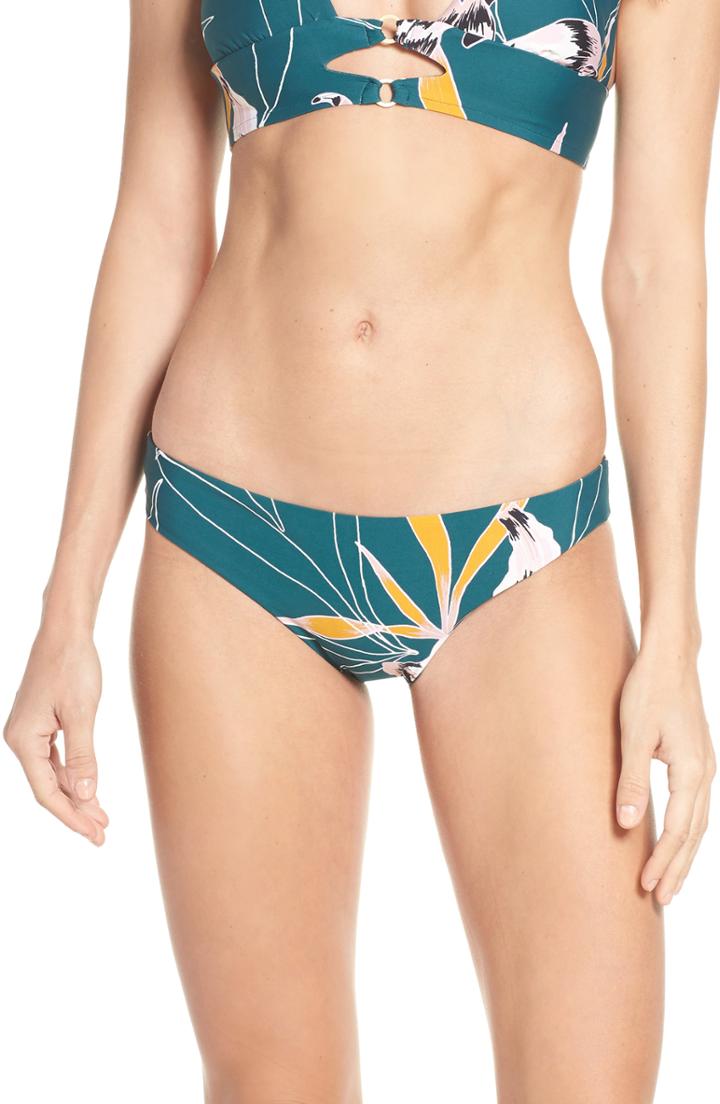 Women's Seafolly Aralia Hipster Bikini Bottoms Us / 8 Au - Blue/green