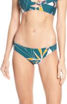 Women's Seafolly Aralia Hipster Bikini Bottoms Us / 8 Au - Blue/green
