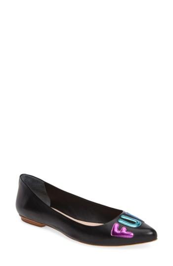 Women's Kate Spade New York Elliot Fun Flat M - Black