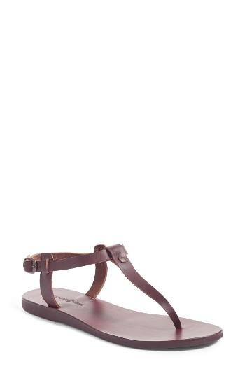 Women's Treasure & Bond Tobin Sandal M - Burgundy