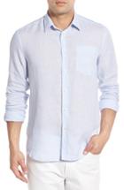 Men's Vilebrequin Solid Linen Sport Shirt