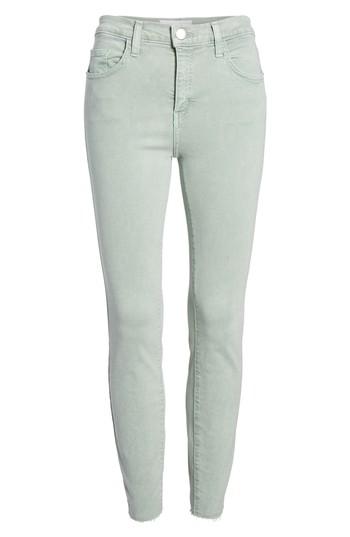 Women's Current/elliott The High Waist Ankle Skinny Jeans - Green