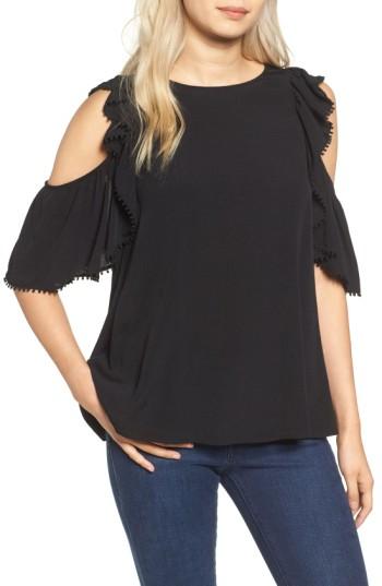 Women's Rebecca Minkoff Monsoon Top, Size - Black