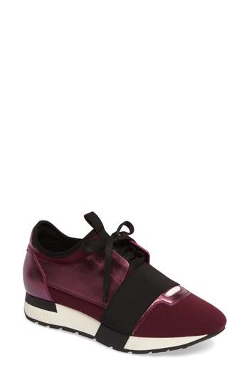 Women's Balenciaga Race Sneaker Us / 39eu - Burgundy