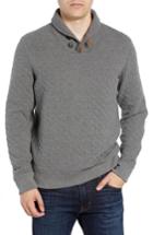 Men's Billy Reid Shawl Collar Pullover - Grey