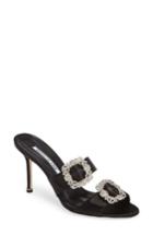 Women's Manolo Blahnik Mulussanhan Mule Sandal Us / 35eu - Black