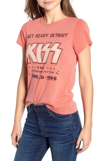 Women's Junk Food Kiss Tee - Orange