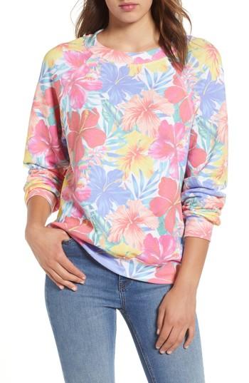 Women's Wildfox Tropicalia Sommers Sweatshirt, Size - Pink