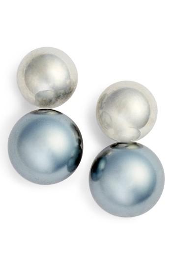 Women's Halogen Imitation Pearl Drop Earrings