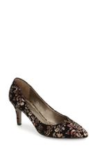 Women's David Tate Opera 2 Pointy Toe Pump M - Metallic