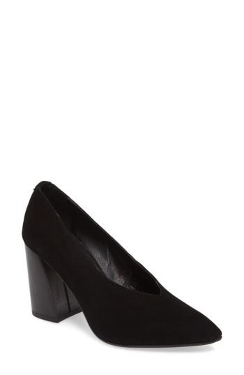 Women's Topshop Gina V Cut Pump .5us / 38eu - Black