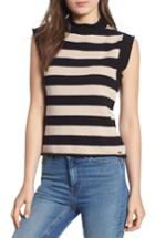 Women's N:philanthropy Tenny Stripe Sleeveless Sweater - Black