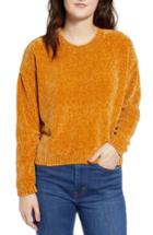 Women's Cotton Emporium Chunky Chenille Sweater - Yellow
