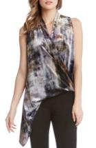 Women's Karen Kane Asymmetric Drape Front Top