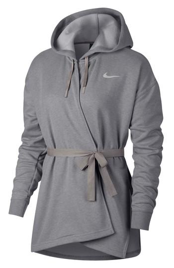 Women's Nike Dry Wrap Training Hoodie - Beige