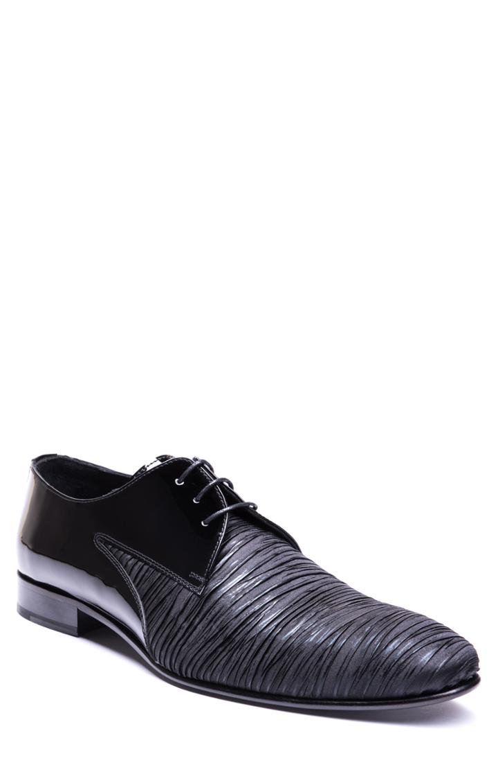 Men's Jared Lang Antonio Plain Toe Derby Eu - Black