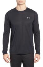 Men's Under Armour Threadborne Long Sleeve Training T-shirt, Size - Black