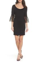 Women's French Connection Lula Bell Sleeve Body-con Dress - Black
