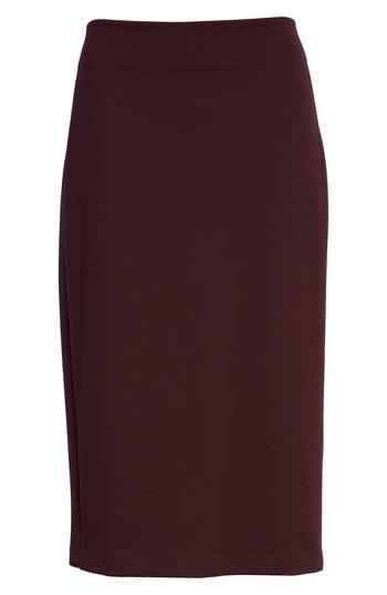 Women's Vince Camuto Ponte Midi Skirt - Red