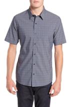 Men's Travis Mathew Cold Beverage Fit Sport Shirt, Size Small - Blue