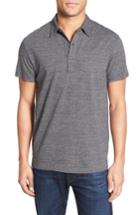 Men's Grayers Nepped Slub Jersey Polo - Black