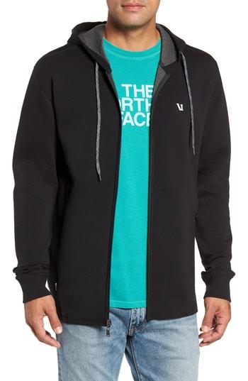 Men's Vuori Cosmos Performance Zip Hoodie - Black